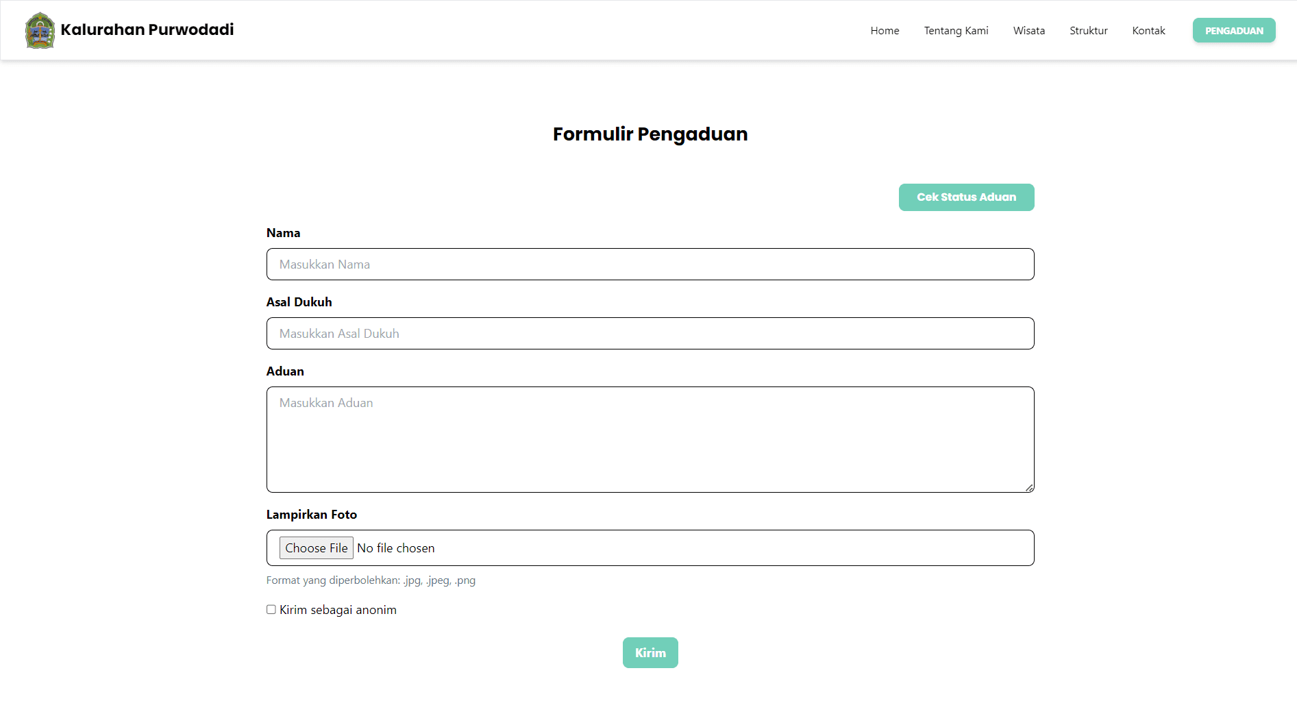 Website Pengaduan Masyarakat gallery image 4